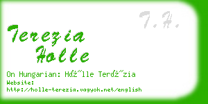 terezia holle business card